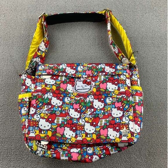 Ju Ju Be x Hello Kitty Diaper Bag Better Be Prepared Tick Tock Shoulder Strap - Picture 1 of 16